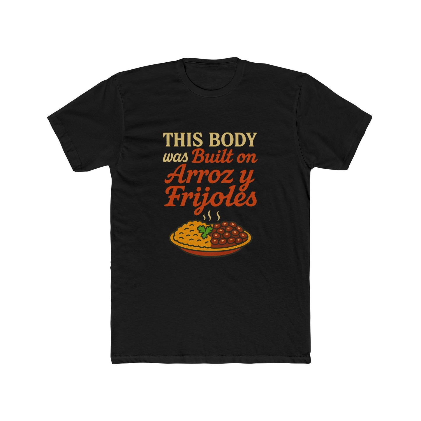 Funny Spanglish Humorous Food Lover Unisex Tee, Cotton Shirt, Gift for Foodies, Casual Wear, T-Shirt with Funny Quote