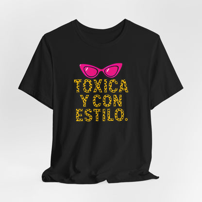 Funny Spanish Women's Toxic Style Tee, Fun Cotton Crew Shirt, Casual Wear, Gift for Friends, Birthdays, Summer Fashion, Cool Quotes Tee