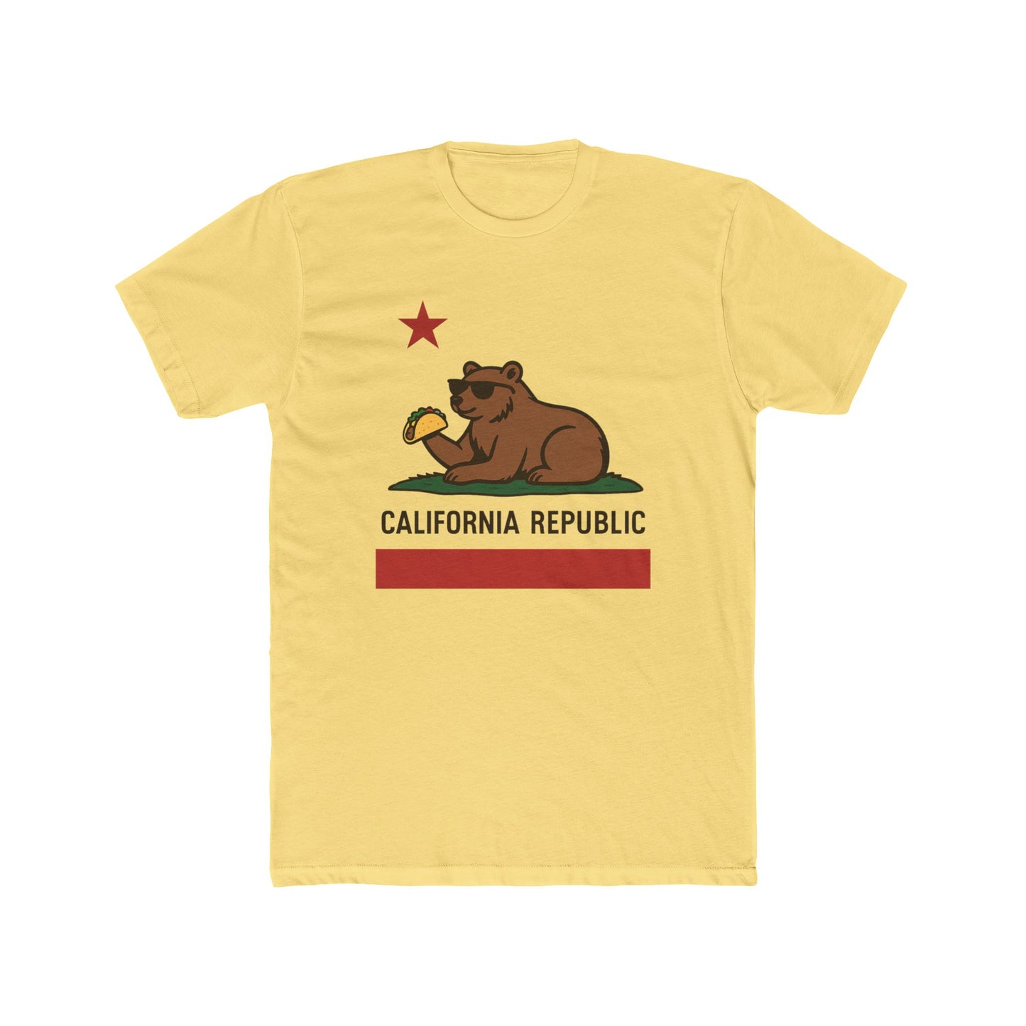 California Taco Lover Unisex Tee, Cotton Crew Shirt, Taco Tuesday Gift, Foodie T-Shirt, Mexican Cuisine Top