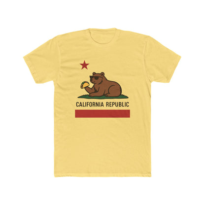 California Taco Lover Unisex Tee, Cotton Crew Shirt, Taco Tuesday Gift, Foodie T-Shirt, Mexican Cuisine Top