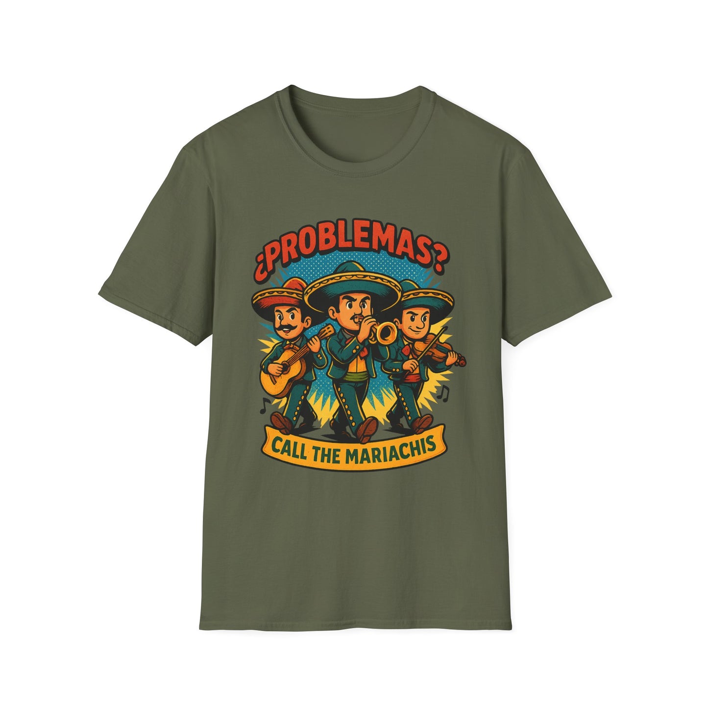 Funny Mariachi T-Shirt | Casual Tees for Music Lovers, Gifts for Birthdays, Cinco de Mayo, Party Wear, Humor Shirts