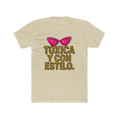 Funny Spanish Women's Toxic Style Tee, Fun Cotton Crew Shirt, Casual Wear, Gift for Friends, Birthdays, Summer Fashion, Cool Quotes Tee
