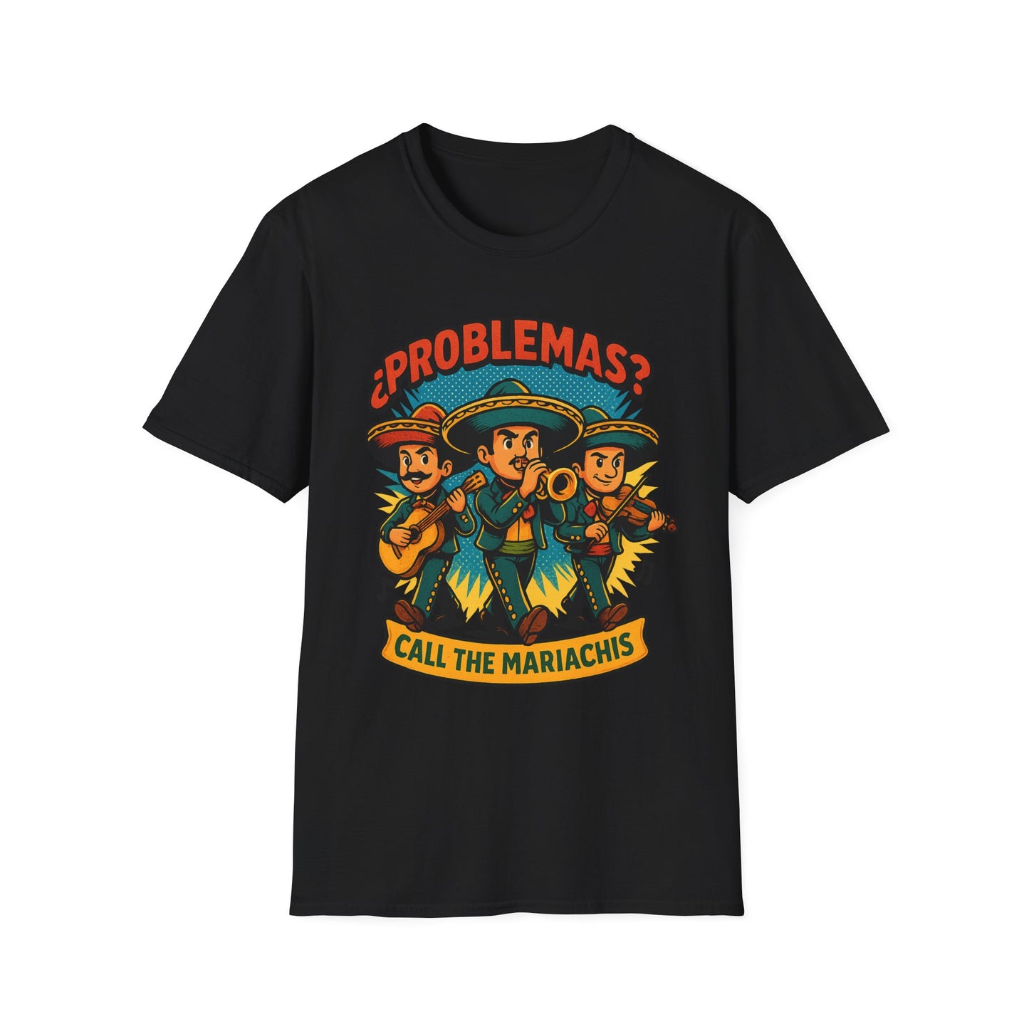 Funny Mariachi T-Shirt | Casual Tees for Music Lovers, Gifts for Birthdays, Cinco de Mayo, Party Wear, Humor Shirts