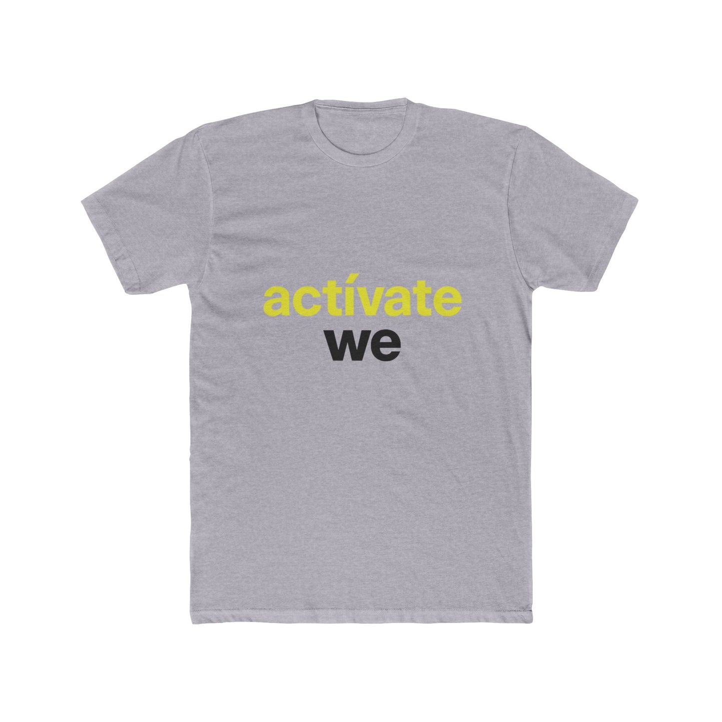 Funny Spanish Unisex Crew Tee, Casual Shirt, Everyday Wear, Motivational Clothing, Trendy Outfit, Activate Yourself.