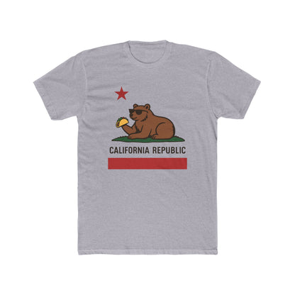 California Taco Lover Unisex Tee, Cotton Crew Shirt, Taco Tuesday Gift, Foodie T-Shirt, Mexican Cuisine Top