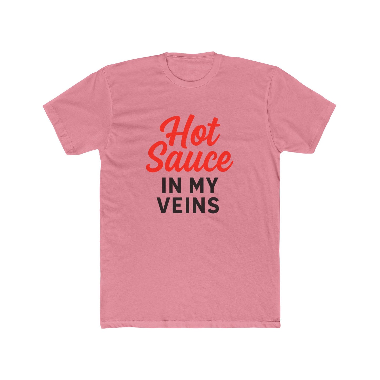 Funny Hot Sauce Lover's Unisex Cotton Crew Tee, Funny Gift, Foodie Apparel, Spice Enthusiast Shirt, Casual Wear, Comfort Tee, Hot Sauce Gift