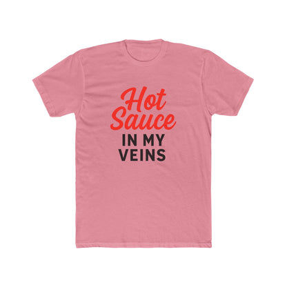 Funny Hot Sauce Lover's Unisex Cotton Crew Tee, Funny Gift, Foodie Apparel, Spice Enthusiast Shirt, Casual Wear, Comfort Tee, Hot Sauce Gift
