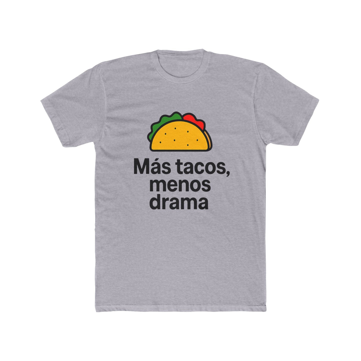 Funny Spanish Taco Quote Tee, Unisex Crew Neck T-Shirt, Casual Wear, Gift for Taco Lovers, Party, Foodie Humor