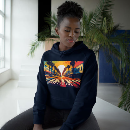 California Love Supply Hoodie, Unisex Pullover Jacket Sweater, West Coast Beach Sunset Apparel Gift, Golden State Pacific Ocean Outerwear,